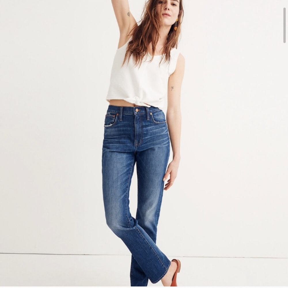 Madewell High Rise Slim Boy jean 30 Tall